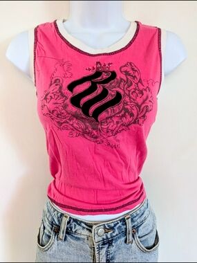 Rocawear Vintage Y2K Pink Sleeveless Women’s Tank Top